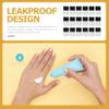 OSALADI 50pcs Reusable Glass Sub Bottles for Travel Dispenser Leak Design Transparent Sample Containers for Cosmetics Liquids view 4