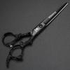 XUANFENG 6 inch for Home or Barber Store Cutting Scissors and thinning Scissors 9cr18 Steel Hair Scissors haircutting Scissors (Black Cutting Scissors) view 3