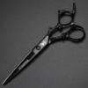 XUANFENG 6 inch for Home or Barber Store Cutting Scissors and thinning Scissors 9cr18 Steel Hair Scissors haircutting Scissors (Black Cutting Scissors) view 4
