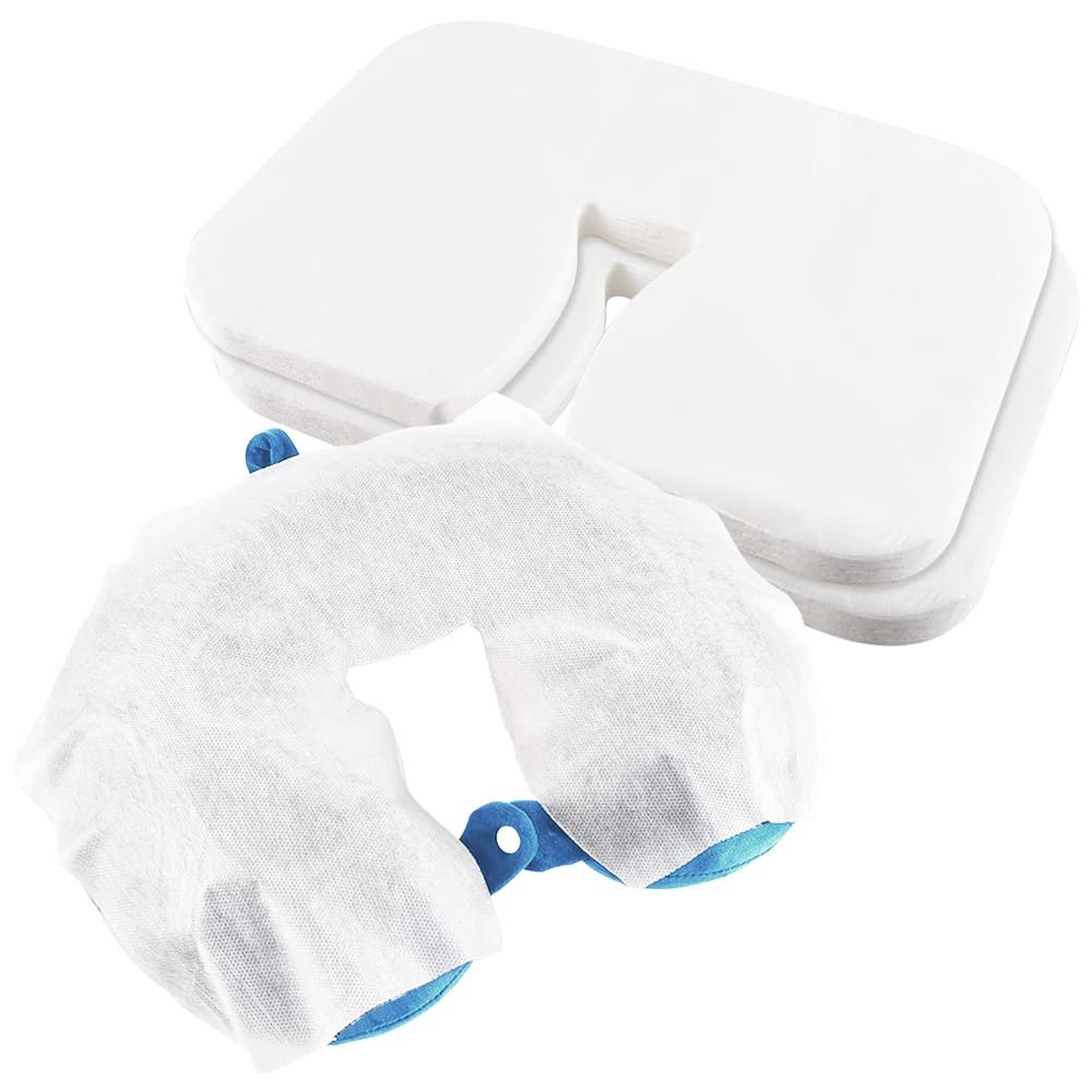 200 Count Face Cradle Covers For Massage Table | Disposable Face Cradle Covers For Massage Table | 200 Count Disposable Face Cradle Covers
