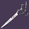 XUANFENG 6 inch for Home or Barber Store Cutting Scissors and thinning Scissors 9cr18 Steel Hair Scissors haircutting Scissors (Silver Cutting Scissors) view 2
