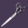 XUANFENG Bamboo Handle 6 inch for Home or Barber Store Cutting Scissors and thinning Scissors 440C Steel Hair Scissors haircutting Scissors (Silver Cutting Scissors) view 3