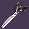 XUANFENG Cobra 6" Cutting Scissors and thinning Scissors for Home or Barber Store 440C Steel Hair Scissors haircutting Scissors (Cutting Scissors) view 3