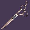 XUANFENG Bamboo Handle 6 inch for Home or Barber Store Cutting Scissors and thinning Scissors 440C Steel Hair Scissors haircutting Scissors (Pink Cutting Scissors) view 2
