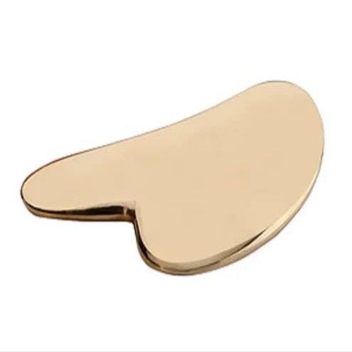 2activelife Gua Sha Face Tool, Stainless Steel Guasha Board for SPA Acupuncture Therapy Trigger Point Treatment, Gua Sha Scraping Massage Tool.