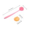 Mikinona Ergonomic Bath Brush Set Silicone Pp Material Back Brush for Shower Bath Scrubber for Cleaning Bathroom view 2