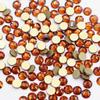 Rhinestones flat back gems round DIY decorative Nail Face and apparel accessories ss3-20 mix size(4320pcs amber) view 4