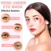 LAVONE Eye Mask - 30 Pairs Rose Under Eye Patches Skin Care Products,Eye Masks Skincare for Dark Circles and Puffiness, Reduce Wrinkles, Eye Bags and Fine Lines, for Women and Man view 2