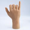 A Pair Hand Nail Art Soft Practice Hands Flexible Silicone Prosthetic Hands Manicure Tools - Fingers can be Bent - Reusable, for Tattoo Artists and Beginners (Wheat) view 3