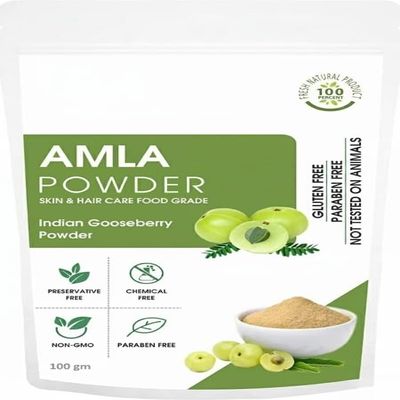 Goldy Amla Powder For Hair Growth | 100% Natural, No Preservatives | Indian Gooseberry Powder- 100 GM (Pake of 1)