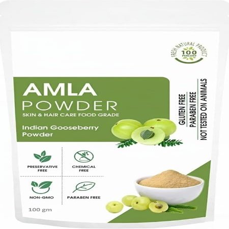 Goldy Amla Powder For Hair Growth | 100% Natural, No Preservatives | Indian Gooseberry Powder- 100 GM (Pake of 1)