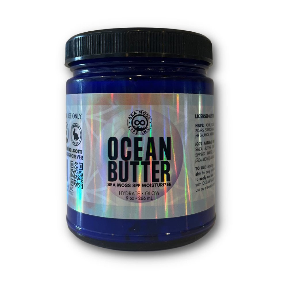 OCEAN BUTTER: Sea Moss Moisturizer (9 oz.)