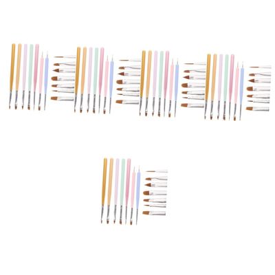 Beaupretty 35pcs Nail Art Paintbrush Pen Nail Art Painting Tools Manicure Brush Pen for Beginners