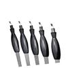 Beaupretty 12pcs Nail File Cuticle Knife Set Stainless Steel Manicure Tools Nail Pusher Cuticle Remover view 1