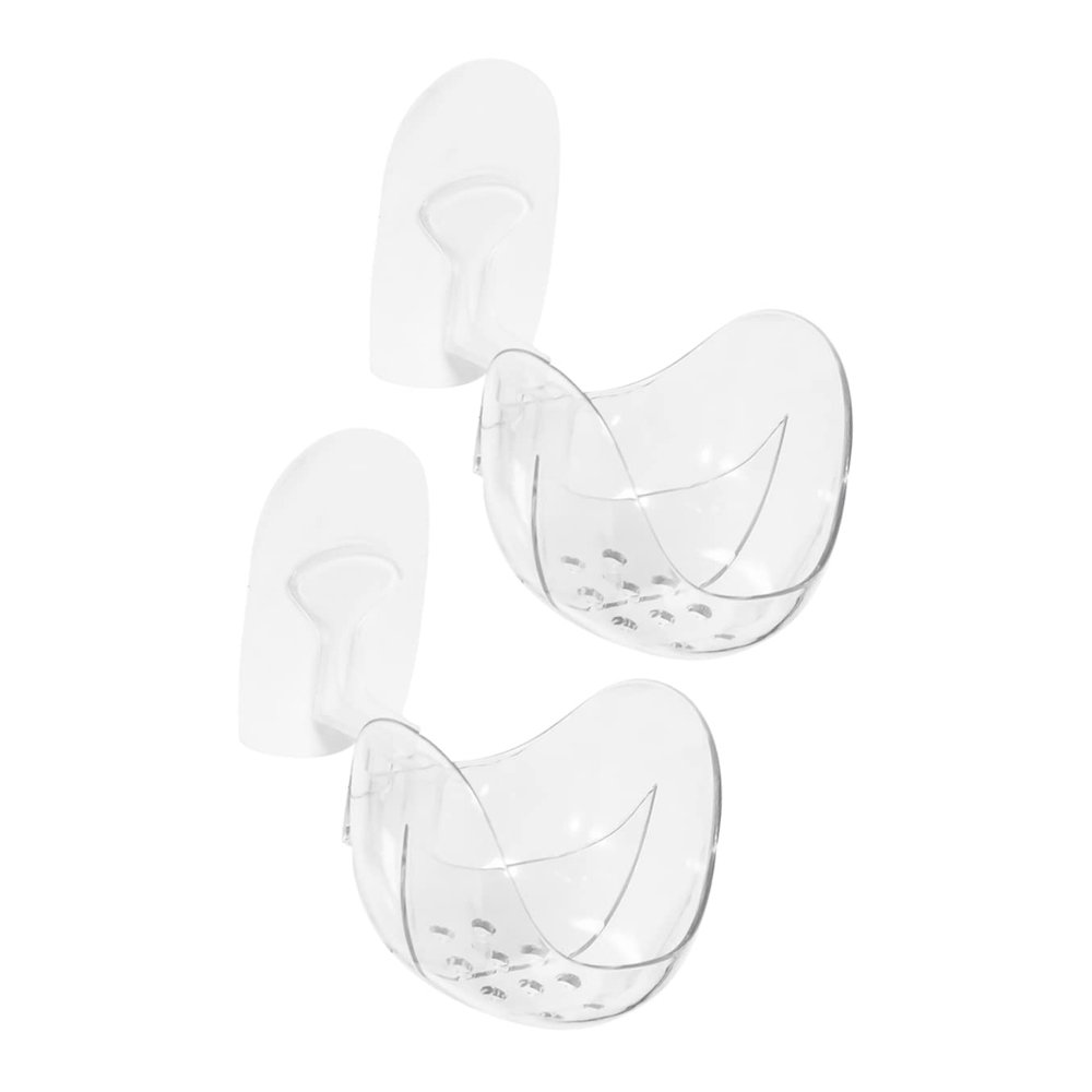 ORFOFE 2 Pcs Makeup Sponge Holder and Organizer Cosmetic Storage Box for Makeup Sponges Puff Racks for Foundation Blending for Vanity and Travel