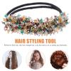 Beavorty 3pcs Hair Bun Maker Tool Bun Shaper for Easy Hairstyles Suitable for Thick and Thin Hair for Weddings Parties and Daily Use view 3