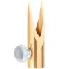 Beavorty Hand Tools Eyebrow Pencil Sharper Duckbill Sharpener Manual Makeup Sharpening Tool for Eyebrow Lip Pencils Cosmetic Pencil Eyeliner Lipliner Pencils Golden Color view 1