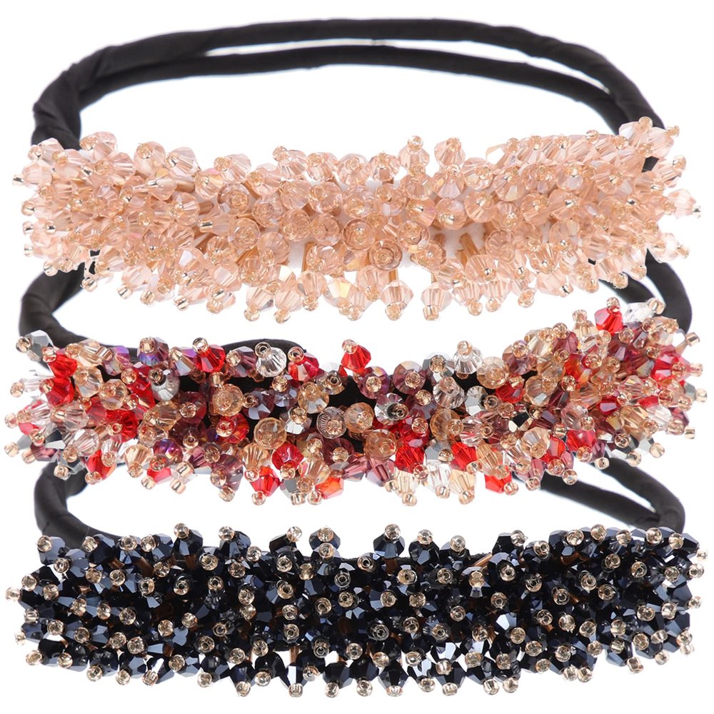Beavorty 3pcs Hair Bun Maker Versatile Half-bun Styling Tools for Women Girls Easy to Use Hair Accessories for Daily Wear Parties Special Occasions