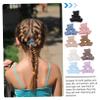 Mikinona 9pcs Cartoon Clamps Fuzzy Mini Jaw Clips Claw Clips for Women Girls Party view 3