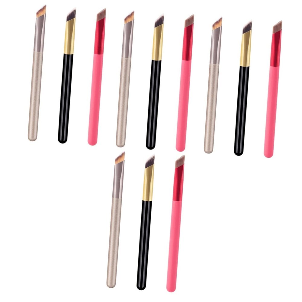 minkissy 12pcs Eyebrow Brush Professional Makeup Tools for Girls Blush for Makeup Eyeshadow Blending Brush