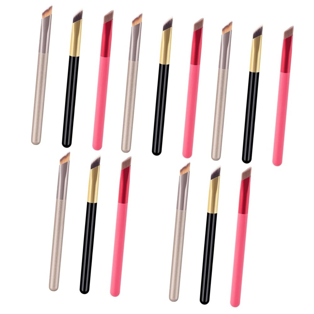 minkissy 15pcs Eyebrow Brush for Women Makeup Eyebrow and Blending Brush for Eyeshadow Makeup