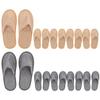 Ciieeo 10pairs Portable Travel Slippers for Men and Women Comfy Closed Toe Folding Slippers Skid Design for Hotels Home and Spas Includes view 1
