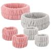 Acenail Spa Headband for Washing Face Makeup Head Band Skincare Headbands Fuzzy Wrist Bands Soft Facial Hair Bands Coral Fleece Towel Hair Band Shower Skin Care Head Bands Face Wash Headbands for view 1