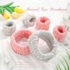 Acenail Spa Headband for Washing Face Makeup Head Band Skincare Headbands Fuzzy Wrist Bands Soft Facial Hair Bands Coral Fleece Towel Hair Band Shower Skin Care Head Bands Face Wash Headbands for view 2