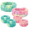 Acenail Spa Headband for Washing Face Makeup Head Band Skincare Headbands Fuzzy Wrist Bands Soft Facial Hair Bands Coral Fleece Towel Hair Band Shower Skin Care Head Bands Face Wash Headbands for view 1