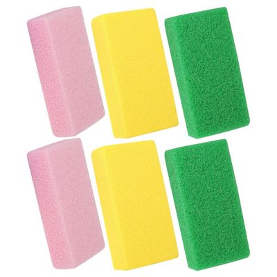 FOMIYES 6pcs Foot Exfoliator Dead Skin Remover and Pedicure Tool for Home and Salon Use for Softening Hard Skin Includes Each Colors