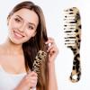 Large Wide Tooth Hair Comb, LADYAMZ [Tortoise Shell] Cellulose Acetate Round Tooth Comb for Straight/Curly Hair,Short/Long Hair Women Men or Kids, Easy Detangling Wet or Dry, Anti-static(2pcs) view 1