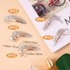 OIIKI Metal Hair Accessories: Star, Heart, Butterfly Snap Clips and Punk Silver Hairpins for Women and Girls view 2