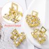 8 PCS Mini Pearl Hair Clips, PAGOW Gold Rhinestone Pearl Metal Claw Clips, Bangs Styling Claw Clips, Faux Pearls Crystal Sparkly Hairpins Hair Accessories for Women And Girls (8 Designs) view 4