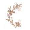 minkissy Luxurious Bridal Hair Comb and Accents Elegant Floral Headband Accessory for Weddings Brides and Special Occasions Design for Lasting Beauty view 1