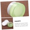 minkissy 4pcs Sample Jars Lids Wide-mouth Refillable Lotion Packaging for Travel Leak Cream Containers for Skin Care and Daily Use for Handbag Gym Bag view 2