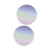 minkissy 2pcs Ultra Thin Loose Powder Container Mirror and Puff Portable Makeup Case for Talc Glitter and Blusher Reusable Empty Powder Box for Travel view 1