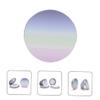 minkissy 2pcs Ultra Thin Loose Powder Container Mirror and Puff Portable Makeup Case for Talc Glitter and Blusher Reusable Empty Powder Box for Travel view 4