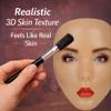 ZTBBRA Kids Makeup Practice Face  5D Silicone Training Head with Full Kit, Reusable Makeup Practice Kit for Beginners, Children & Enthusiasts, Supports False Lashes & Wigs view 3