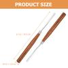 Uonlytech 2pcs Beauty Spatula Handle Makeup Mixing Tools for Foundation Face Nail Polish Easy to Clean for Salons Mixing view 2