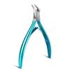 FERYES Toenail Clipper Straight Blade for Ingrown and Thick Nails - Stainless Steel and Sharp Pointed Tip Ingrown Nail Clipper  Wide Jaw Toe Nail Cutter Podiatry Tool Peacock Green view 1