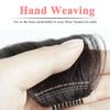 AiUree 10Inch 2pcs Layeder Remy Hair Long Bangs Side Bangs False Bangs Clip-In Bangs Human Hair Extension Middle Part Fringe Hair Pieces Fake Fringe Invisible Bangs for Women Light Brown view 4