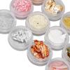 Nail Stickers, 2 Box 12 Styles Nail Foil, Nail Art Decals Stickers Fragments Nail Foil Art Nail Charm, Personally Constructed Manicure Nails Design Decal Decoration Gold Silver Leaf Flakes view 4