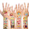 100th Day Of School Temporary Tattoos, 72 pcs Happy 100 Days of School Face Tattoos for Kids 100 Days Smarter Party Supplies, Hooray 100 Days Tattoo Stickers for 100Days Party Decoration, 100 Day of School Gift Bags Fillers view 2