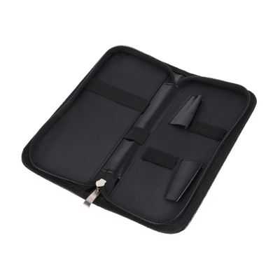 minkissy Leather Scissor Bag for Hair Stylists Portable Scissor Storage Organizer Protects and Organizes Barber Shears Fashionable Design for Hairdressers for Home Salon Use