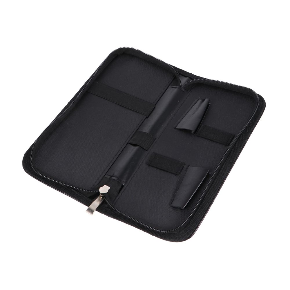minkissy Leather Scissor Bag for Hair Stylists Portable Scissor Storage Organizer Protects and Organizes Barber Shears Fashionable Design for Hairdressers for Home Salon Use