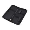 minkissy Leather Scissor Bag for Hair Stylists Portable Scissor Storage Organizer Protects and Organizes Barber Shears Fashionable Design for Hairdressers for Home Salon Use view 1