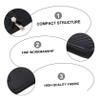 minkissy Leather Scissor Bag for Hair Stylists Portable Scissor Storage Organizer Protects and Organizes Barber Shears Fashionable Design for Hairdressers for Home Salon Use view 4