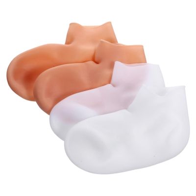 Beavorty 2pairs Moisturizing Cracked Feet Socks Spa Foot Cover for Hydration and Care Elastic for Dry Moms and Friends