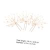 KALLORY 3pcs Head Stick Accessories Hair U Pink Brides Shaped Fork Ornament Crystal Shape Bridesmaids Forks U- Flower Grils Bridesmaid Elegant Wedding Clip Women Leaf Hairpin Pearl Pearls view 4