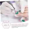 KALLORY 12pcs Grinders Nail Drills Trimming Art Polishing Salon Bits Polish Manicure Tools Heads Stainless Sanding Accessories Steel Grinding view 2